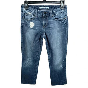 Joe's Honey Kicker Distressed Cropped Jeans